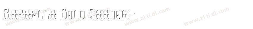 Rafaella Bold Shadow字体转换